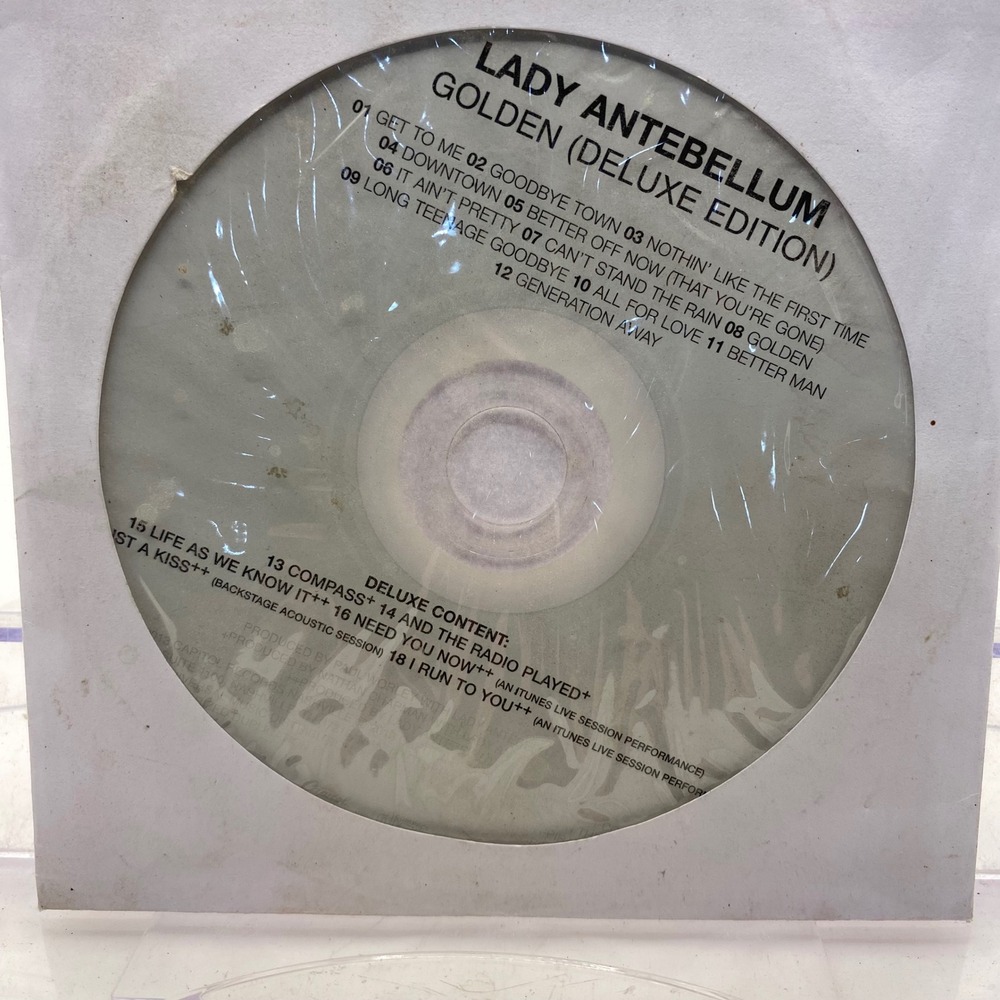 Lady Antebellum‎ Golden Deluxe Edition CD Promo Disc 18 Tracks Country Pop 2013